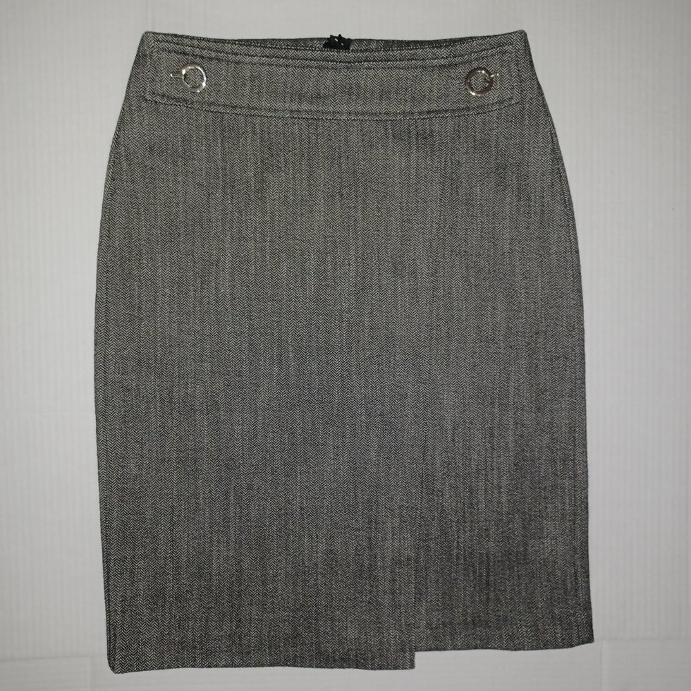 H&M SLIT FRONT PENCIL SKIRT SIZE 4